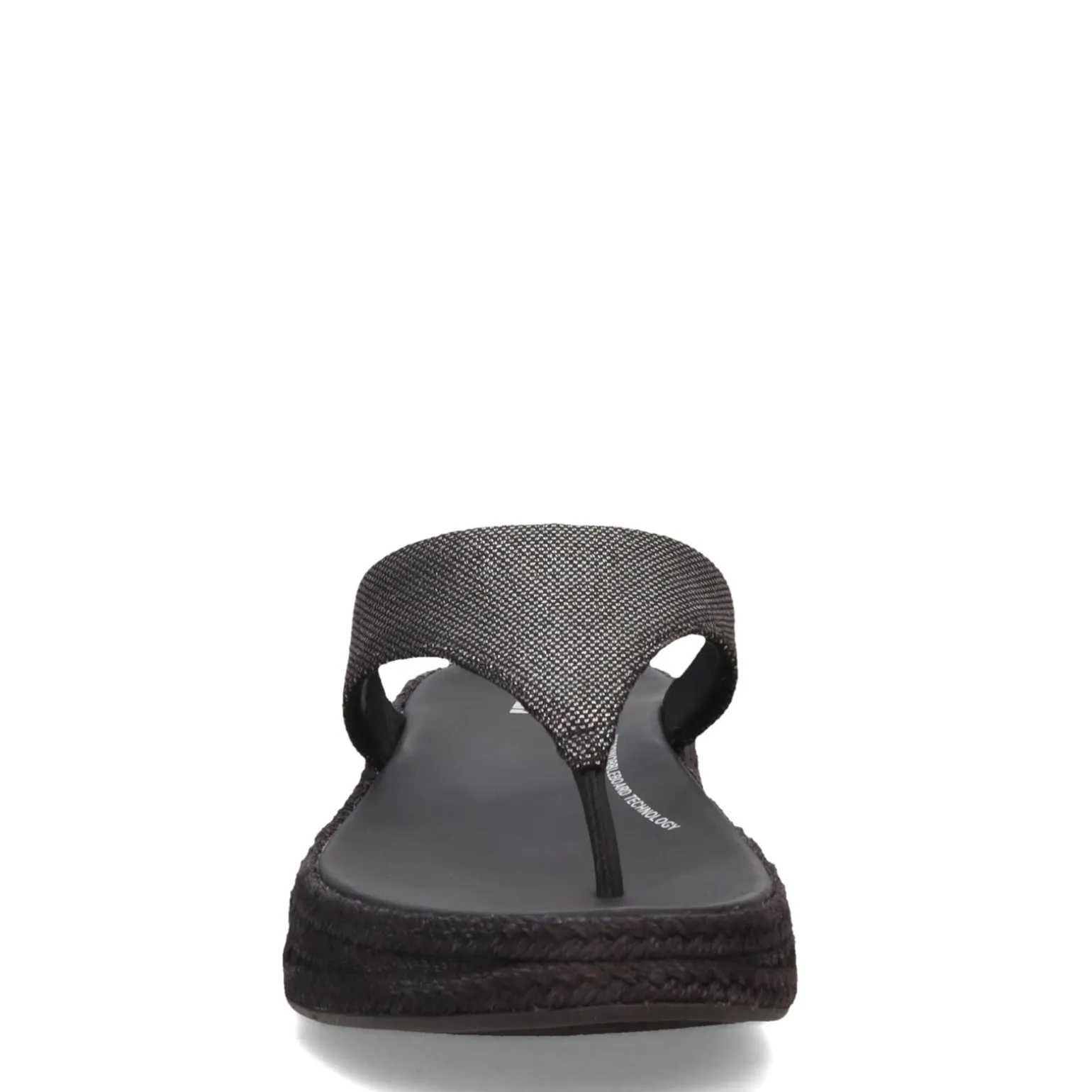 Women's FitFlop, F-Mode Espadrille Glitz Thong Sandal