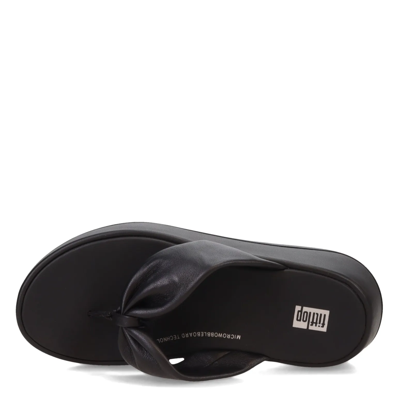 Women's FitFlop, F-Mode Leather-Twist Toe-Post Sandal