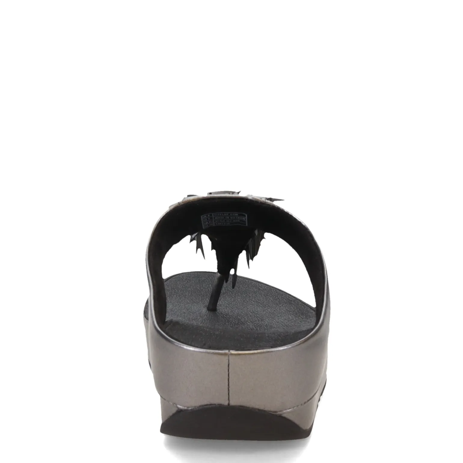Women's FitFlop, Rumba Beaded Metallic Toe-Post Sandal