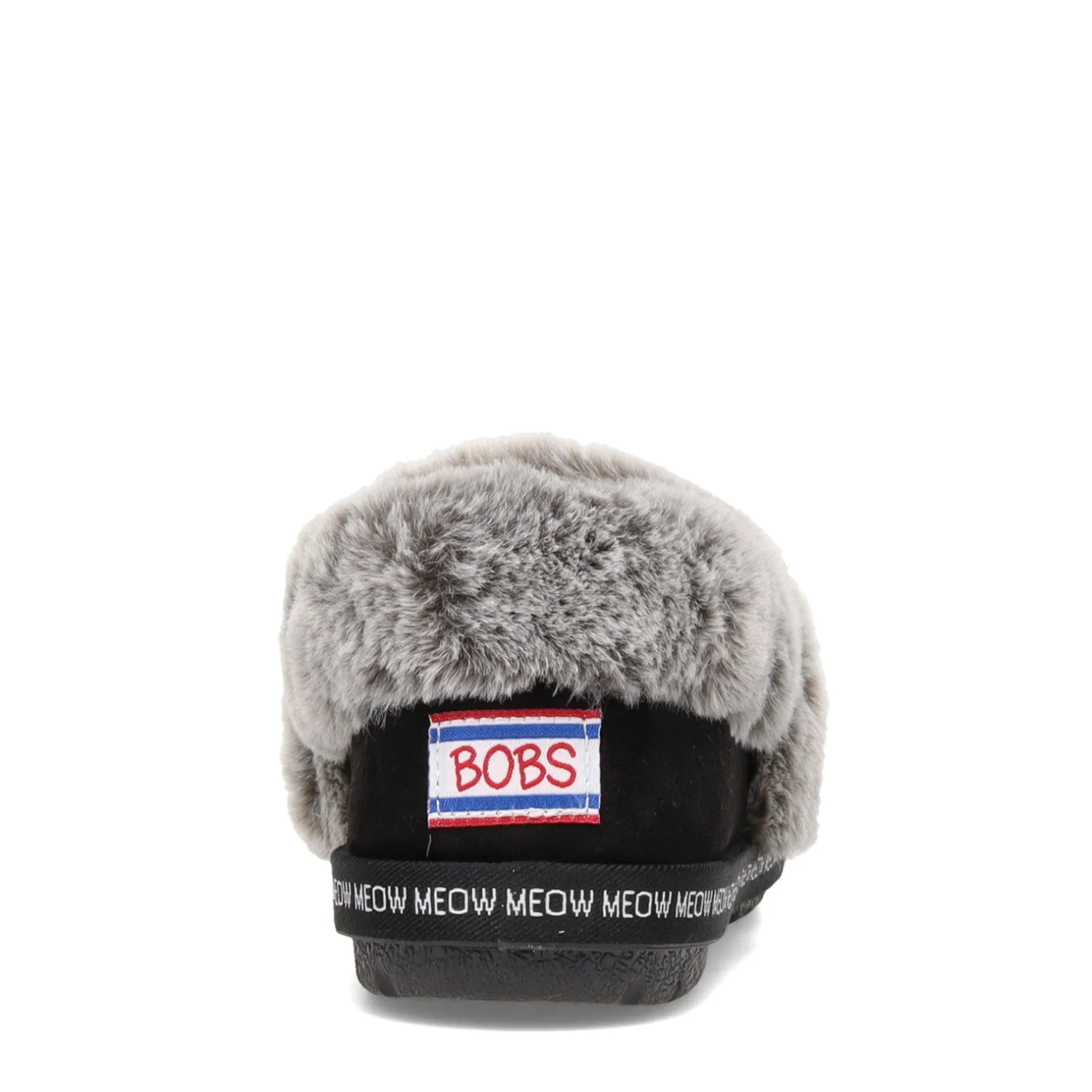 Women's Skechers, BOBS Too Cozy - Meow Pajamas Slipper - Wide Width